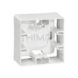 Niloe - Puszka natynkowa pojedyncza - Biała Legrand