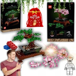 Zestaw Lego Icons Creator Drzewko Bonsai 10281 Kwiaty