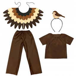 Kostium Wróbelek Strój Ptaszek Jesień 98-110 5el