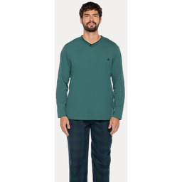 Piżama męska SANTIAGO Zielony