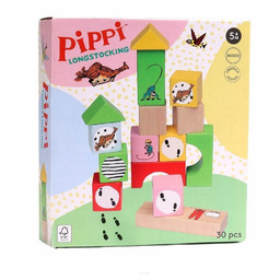 Klocki Drewniane Pippi, Micki