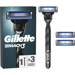 Gillette Mach3 Base 1 uchwyt + 3 ostrza