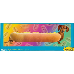 AQUARIUS Weiner Dog Puzzle (Slim 1000 Piece Jigsaw