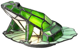 Lampka dekoracyjna w kształcie żaby Tiffany QZ-FROG-TL -