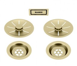 BLANCO 203477 Zestaw elementów stalowych w kolorze satin