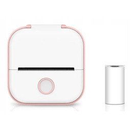 PHOMEMO Drukarka T02 Złącze USB Różowo-biały