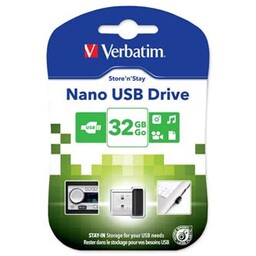 Verbatim USB flash disk, USB 2.0, 32GB, Nano,