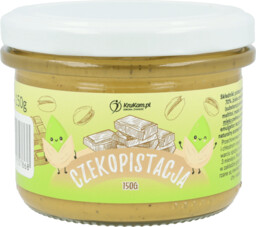 Pasta z pistacji z białą czekoladą i malinami