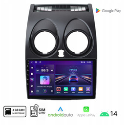 Radio Android Nissan Qashqai J10 bezprzewodowy Carplay Android