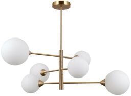 Sufitowa LAMPA molekuły EVORA PND-55342-6-HB Italux szklane kule