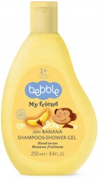 BEBBLE Szampon i żel pod prysznic 2w1 Bananowy,