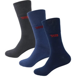 Skarpety Męskie 3 Sztuki HAROLD-D555 ''Szeroki Krój''