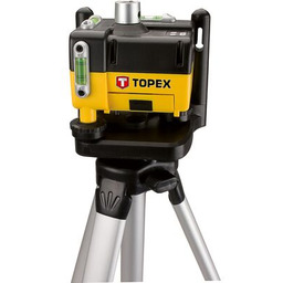 Poziomnica laserowa obrotowa, statyw TOPEX