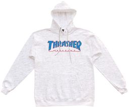 bluza męska THRASHER OUTLINED HOODIE Ash Gray