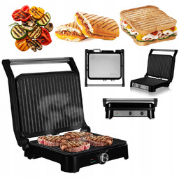 Grill Elektryczny Opiekacz Do Kanapek Panini Duży 2000W