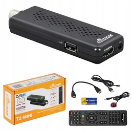 Tuner telewizji naziemnej DVB-T2 Hevc dekoder Tv T2-MINI