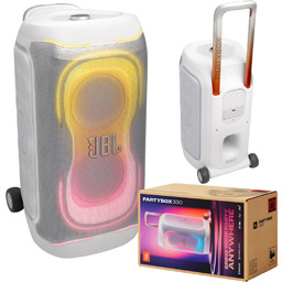 Głośnik imprezowy JBL PartyBox 330 biały Bluetooth 6.0