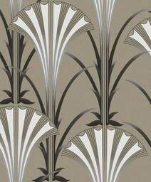 Tapeta art deco Khroma Agathe AGA001 Grada Taupe