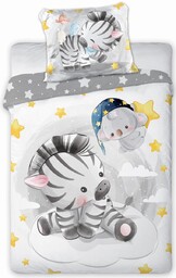 Pościel bawełniana zebra PPF-17