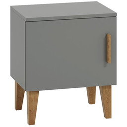 Szafka nocna szara mat 50 cm From