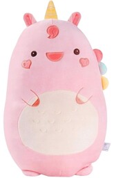 Maskotka Miś Miękki Różowy Jednorożec 46cm