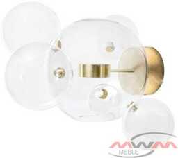 Kinkiet CAPRI WALL 6 złoty - 60 LED,