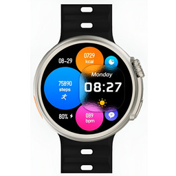 Smartwatch Yaxo Oxnard Titanium Czarny