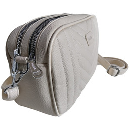 Beżowy Kuferek Damski - Beżowa Torebka Damska -