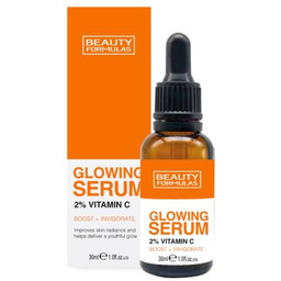 BEAUTY FORMULAS Glowing Serum rozjaśniające do twarzy 2%