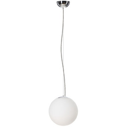 Lampa wisząca szklana biała 25cm AZ2515 z serii
