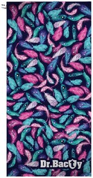 Dr. Bacty, Ręcznik szybkoschnący, Pióra, 60x130 cm