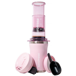 Zaparzacz do kawy AeroPress Go Plus - Różowy