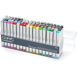 COPIC Classic Marker Set 72 "B", profesjonalne markery