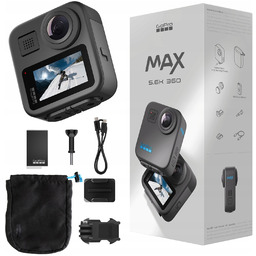 Kamera sportowa 360 GoPro Max z wodoszczelnością 5.6K