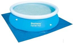 Mata pod basen, Bestway, 396x396 cm, niebieski