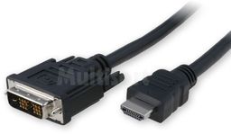 Kabel 1,5m wtyk HDMI - wtyk DVI