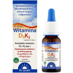 DR. JACOB''S Kompleks witamin D3K2 (20 ml)
