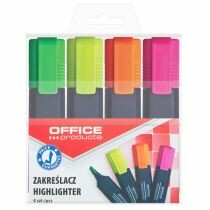 Zakreślacz OFFICE PRODUCTS 4 kolory /17055214-99/