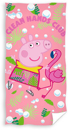 Carbotex, Ręcznik kąpielowy, Świnka Peppa, 70x140 cm