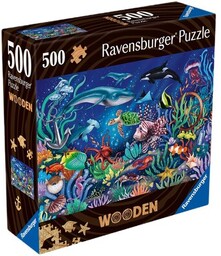 RAVENSBURGER Puzzle Wooden Podwodny Świat 17515 (500 elementów)