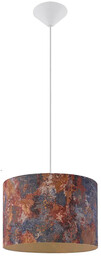Lumes Kolorowa regulowana lampa wisząca z abażurem -
