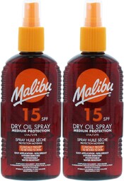 Malibu Dry Oil Spray SPF15 Olejek Brązujący