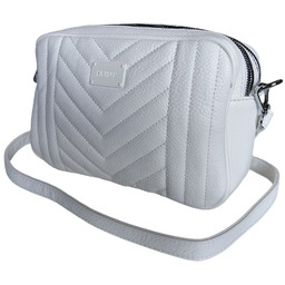 Biały Kuferek Damski - Biała Torebka Damska -