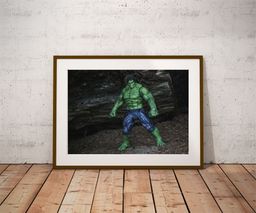 Hulk - plakat Wymiar do wyboru: 40x30 cm
