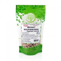 Migdały kalifornijskie prażone i solone 250 g premium