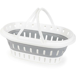 4Home Składany kosz silikonowy na czyste ubrania Clean