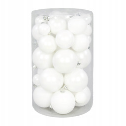 Bombki choinkowe na choinkę nietłukące mix rozmiarów 4-8cm