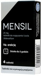 Mensil 25 mg 4 tabl