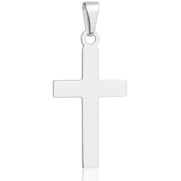 Srebrny Krzyżyk Gładki pr 925