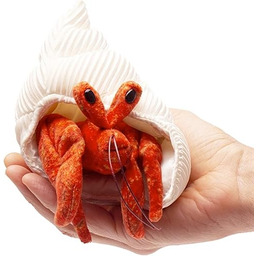Folkmanis Puppet Mini Hermit Crab 2786 Finger Puppet